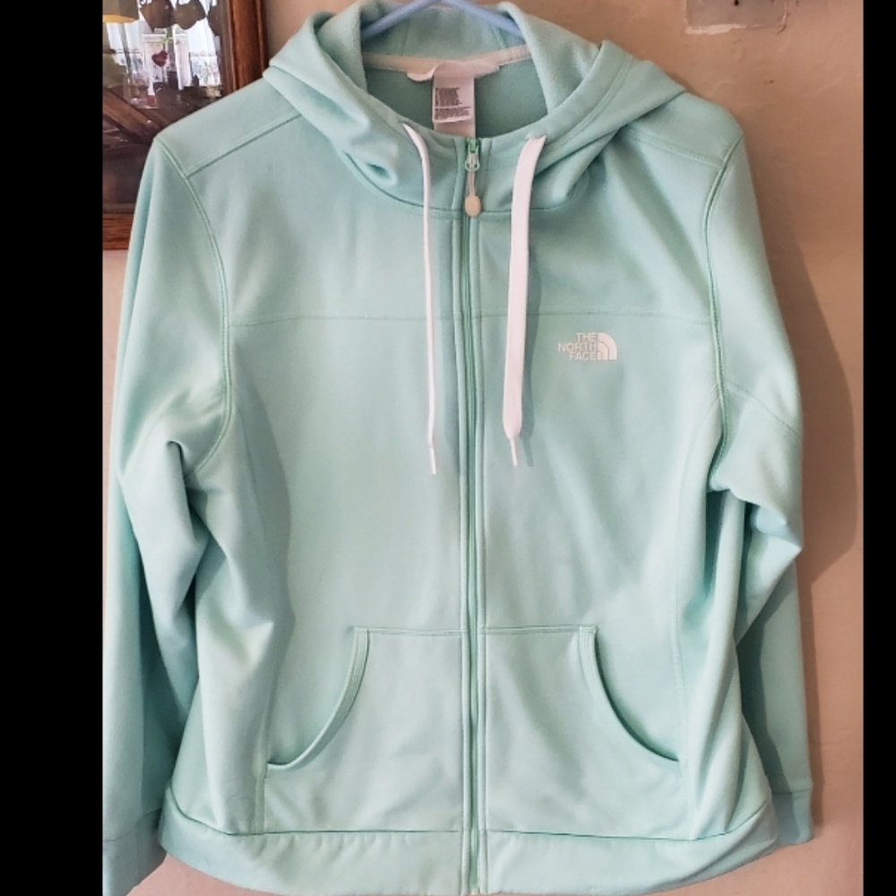 Northface lightweight mint hoodie Size XL